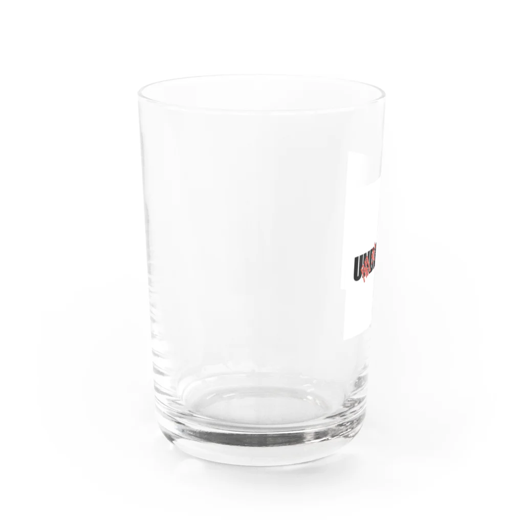 undrsoneのundrsoneロゴ Water Glass :left