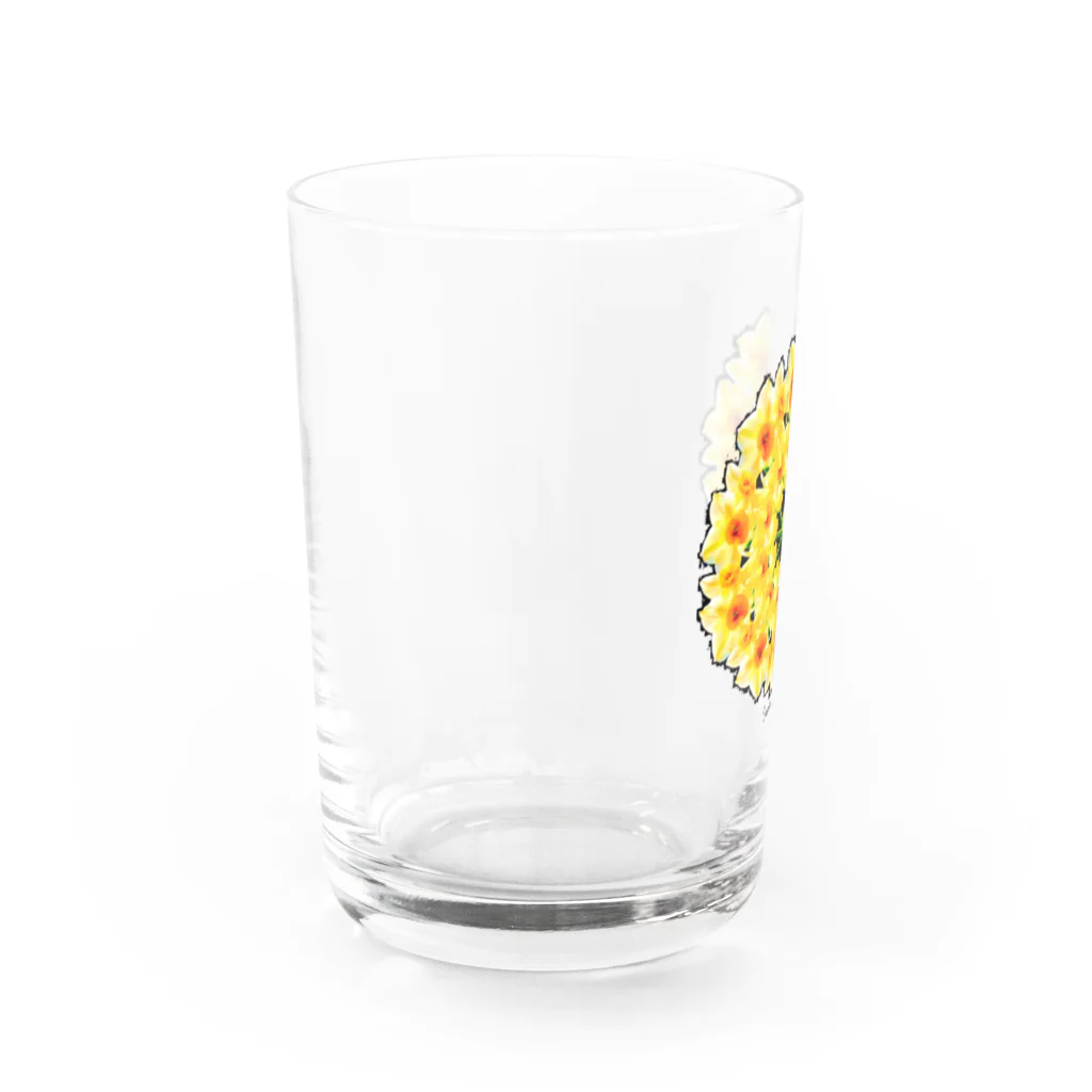 そらいろもようの水仙の輪 Water Glass :left