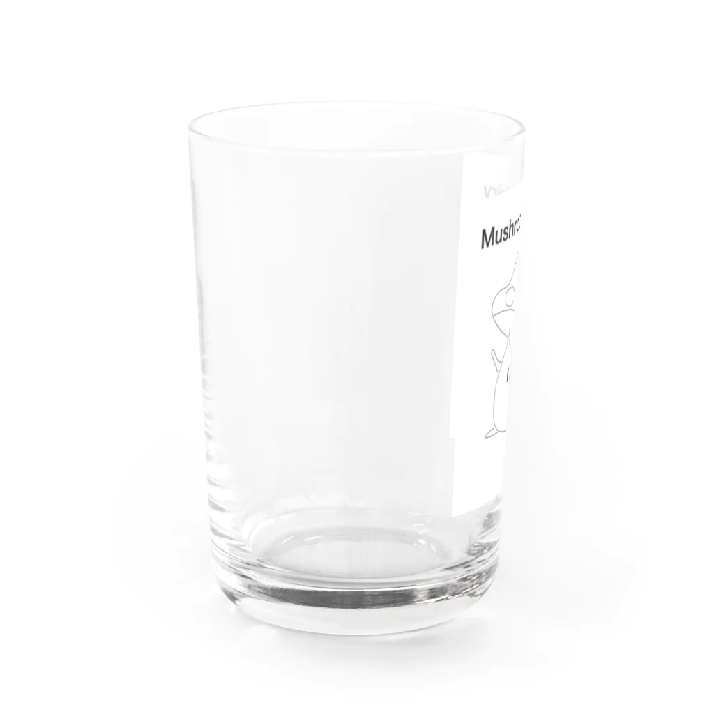 ぺったんしゃもさんのきのこの妖精 Water Glass :left