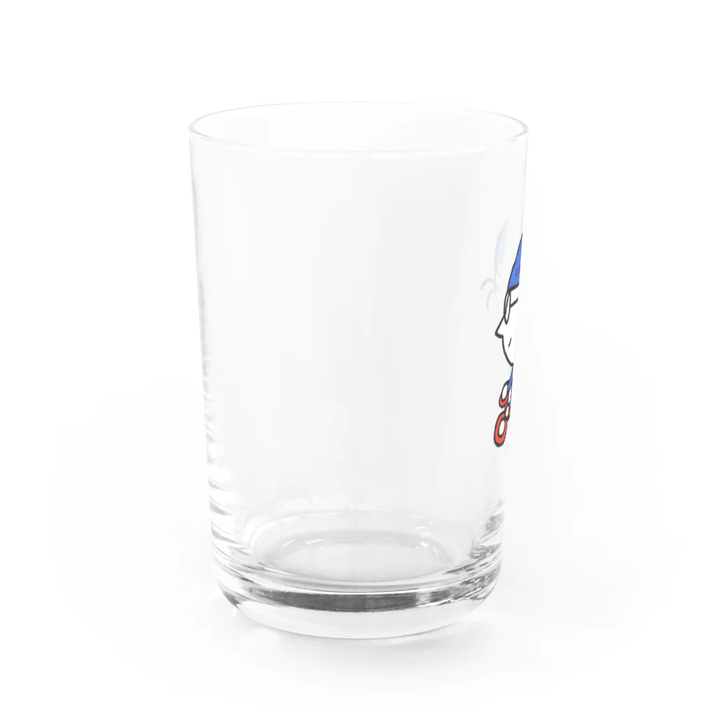 カワイーソー🀄️緑一色しか勝たん  麻雀グッズのSOUTHFOREST  Water Glass :left