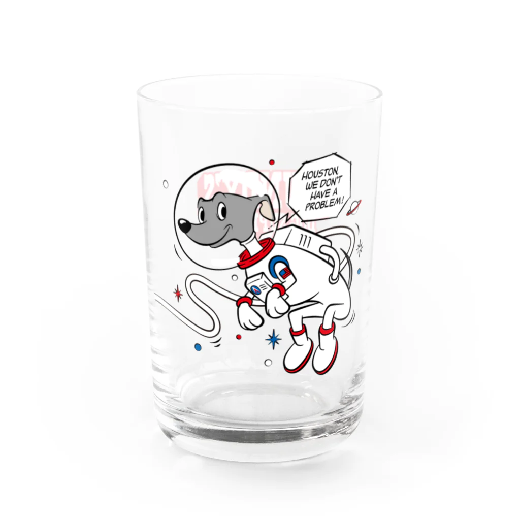 イタグレショップのハウンディーズ アストロノーツ02 Water Glass :left