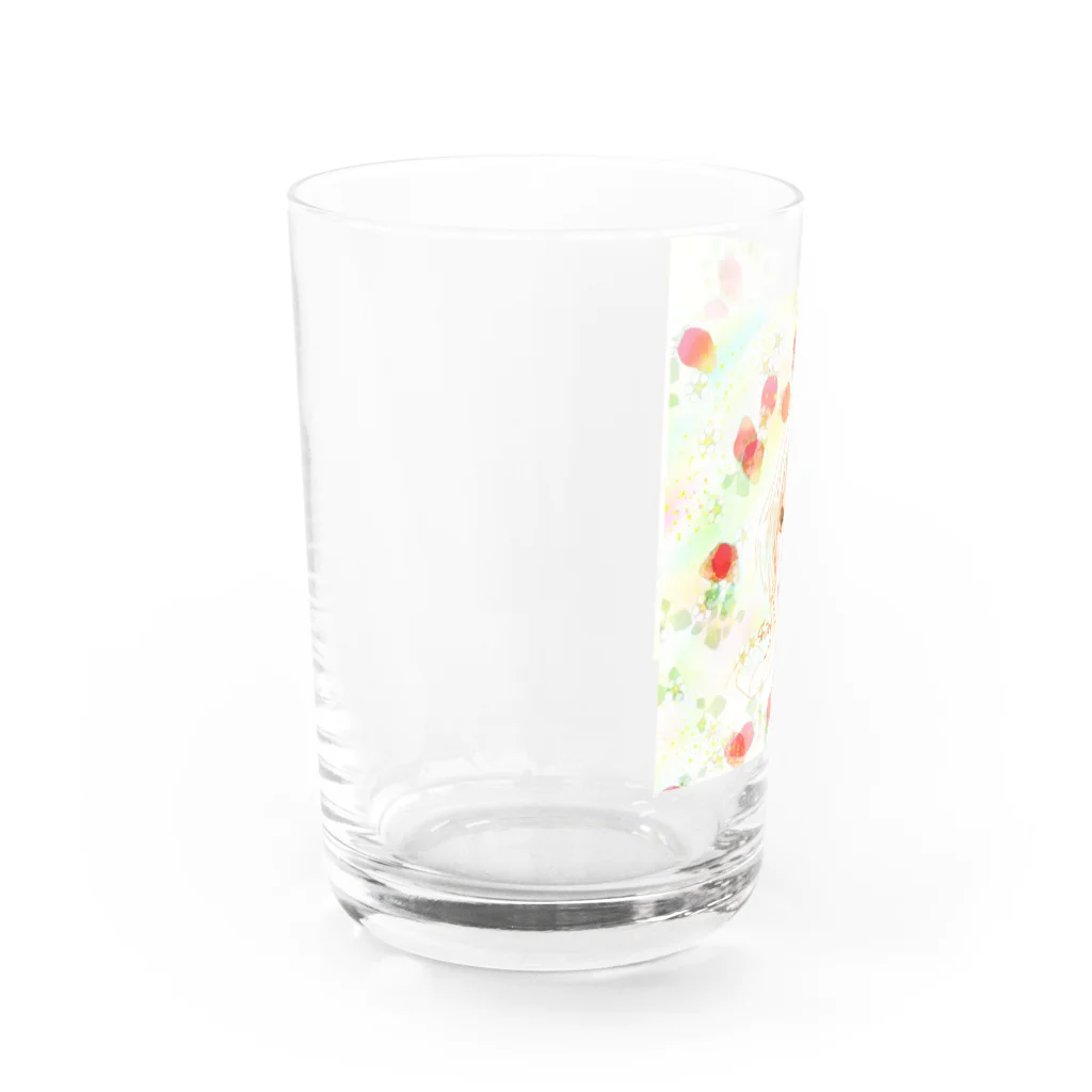 ぎゃらりー☆紫桜のいちご女子 Water Glass :left