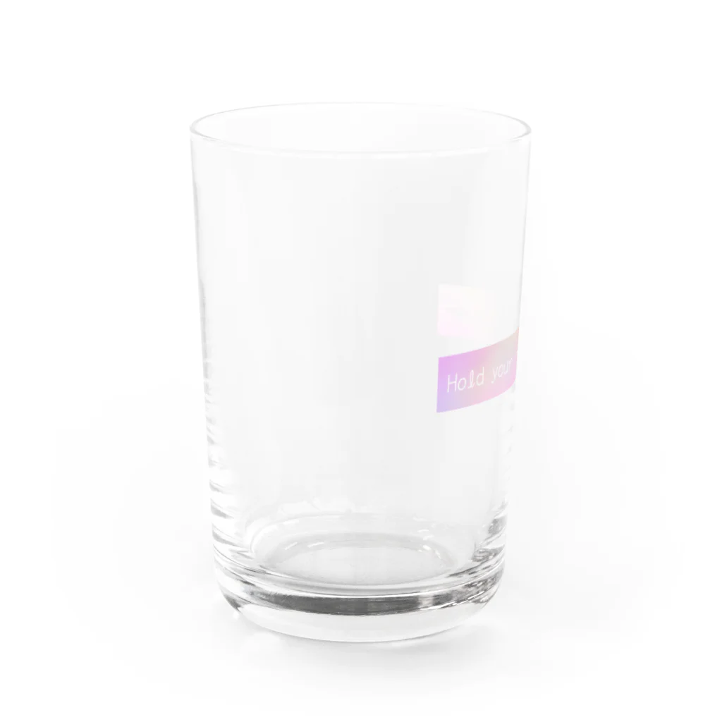 🐧🐧🐧のHold your middle finger Water Glass :left