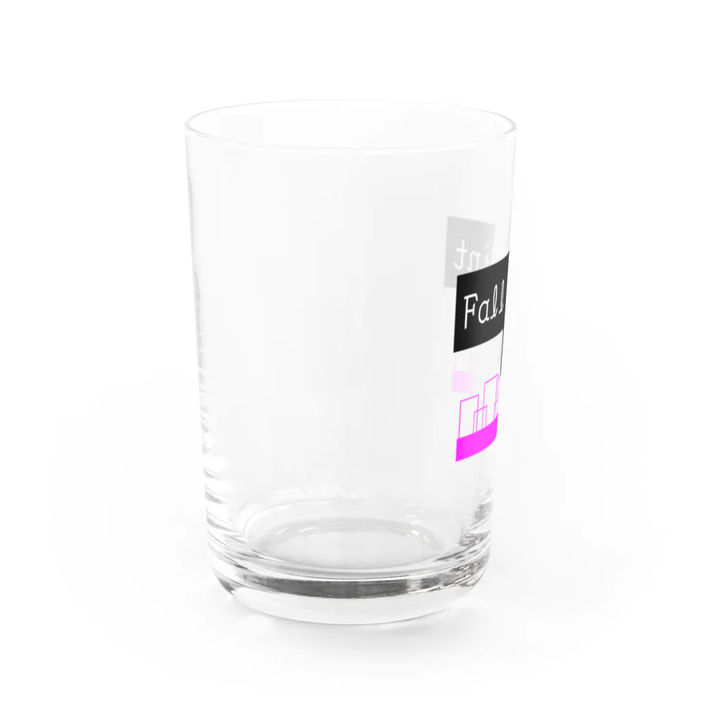 🐧🐧🐧のFall point Water Glass :left