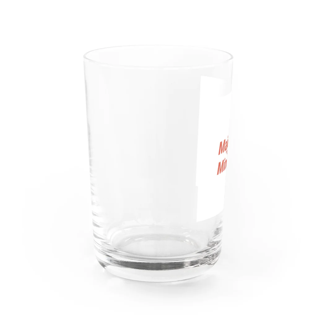 MAiCOのMajority or Minority Water Glass :left