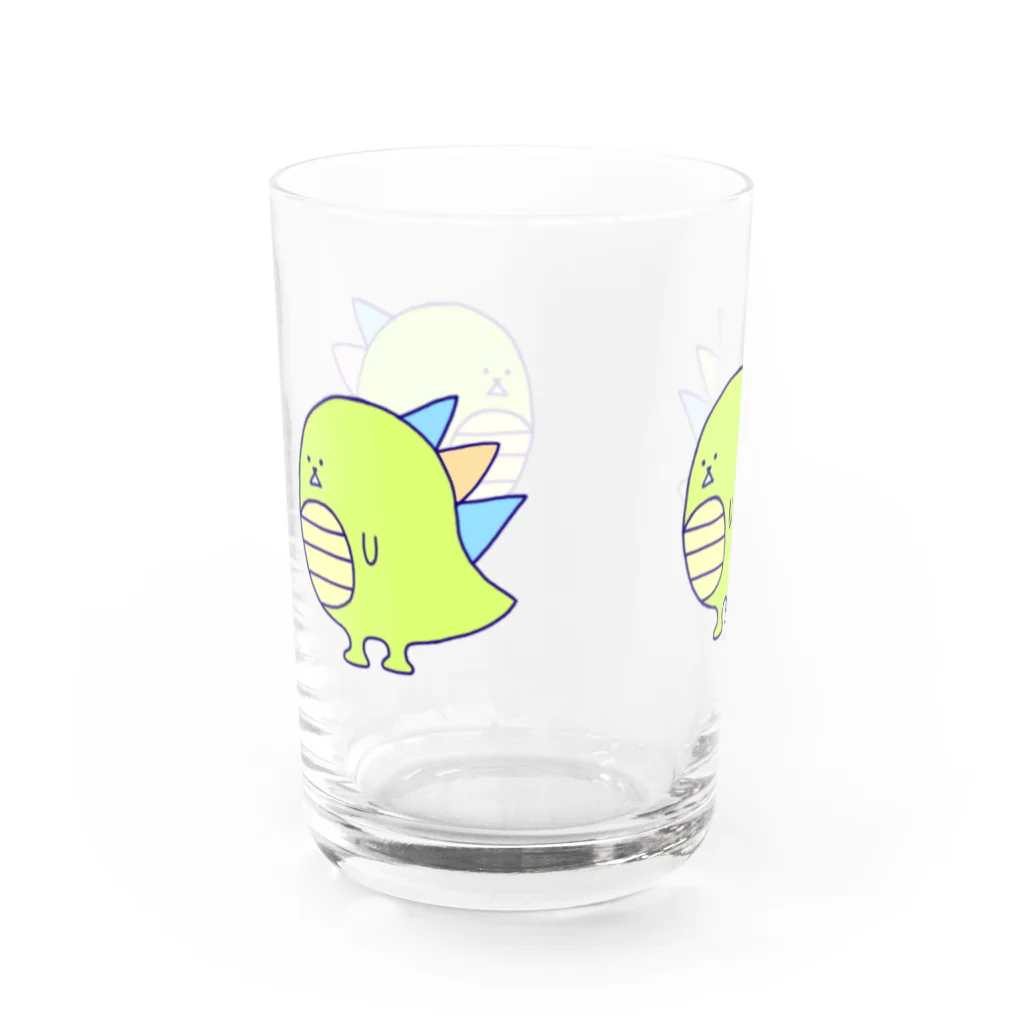 こぶたのrindnくん×3 Water Glass :left