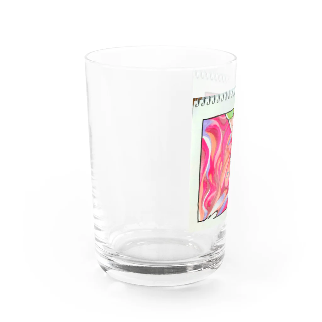 そっちの猫とやる気 Water Glass :left