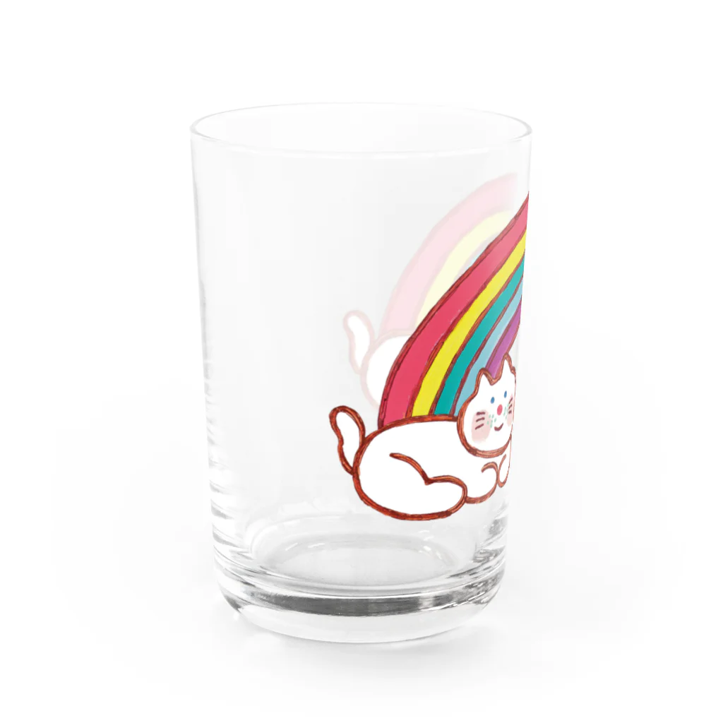 torigaki harukaのにじがかかったねこ Water Glass :left