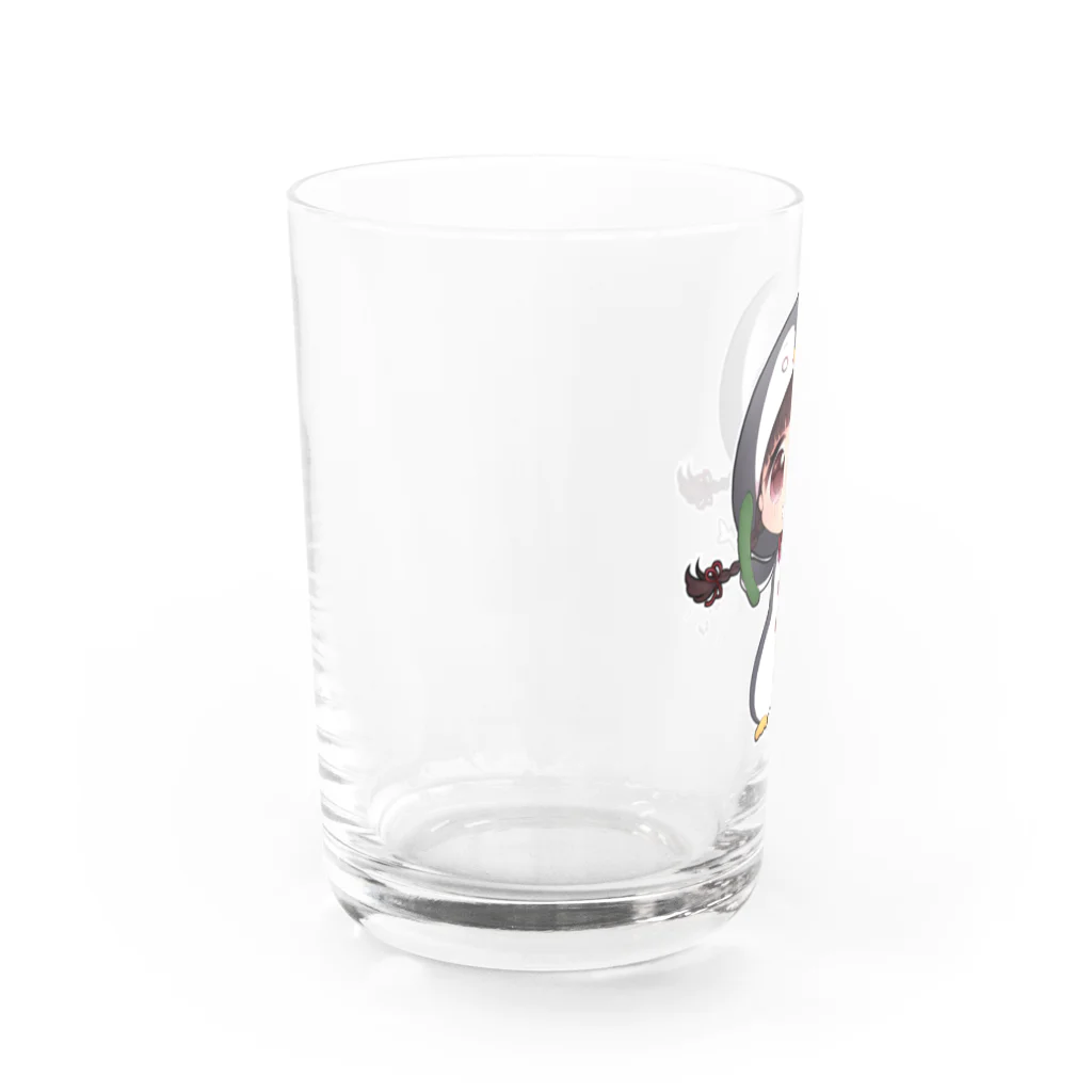 シロクマ帝国グッズ支店のペンギンとアザラシ Water Glass :left