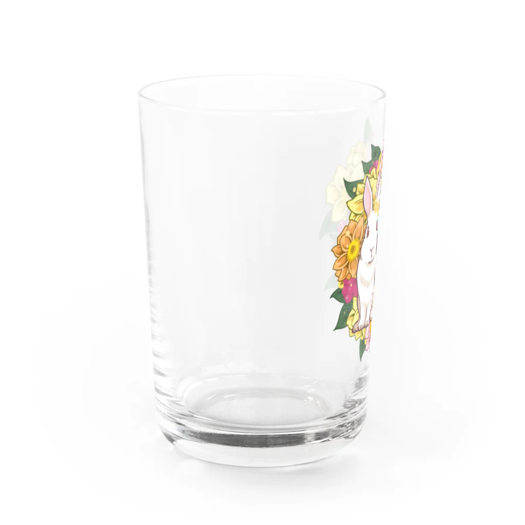 Lichtmuhleのうさぎとリース Water Glass :left