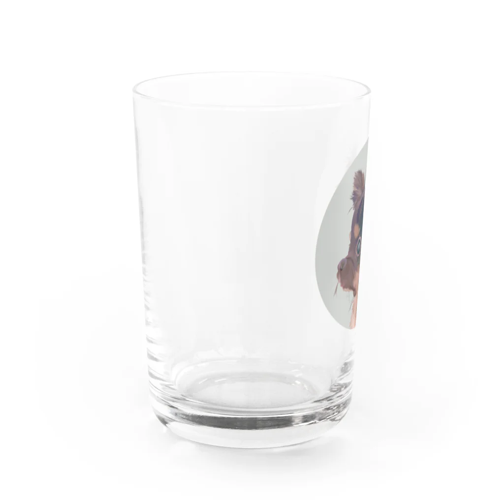 DELTA 39.4の近所のわんちゃん Water Glass :left