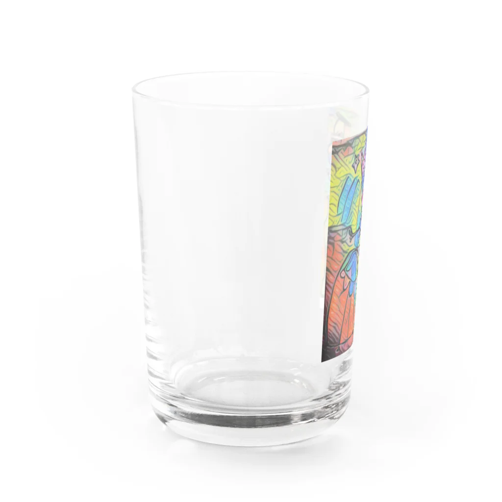 ゴーヤの気まぐれのお姫さまと王子さま Water Glass :left