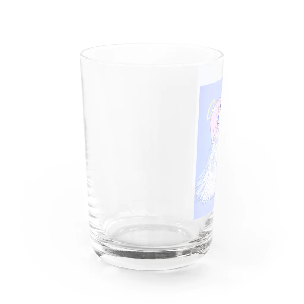 Soky(そーかい)の天使ちゃま2(ピンク) Water Glass :left