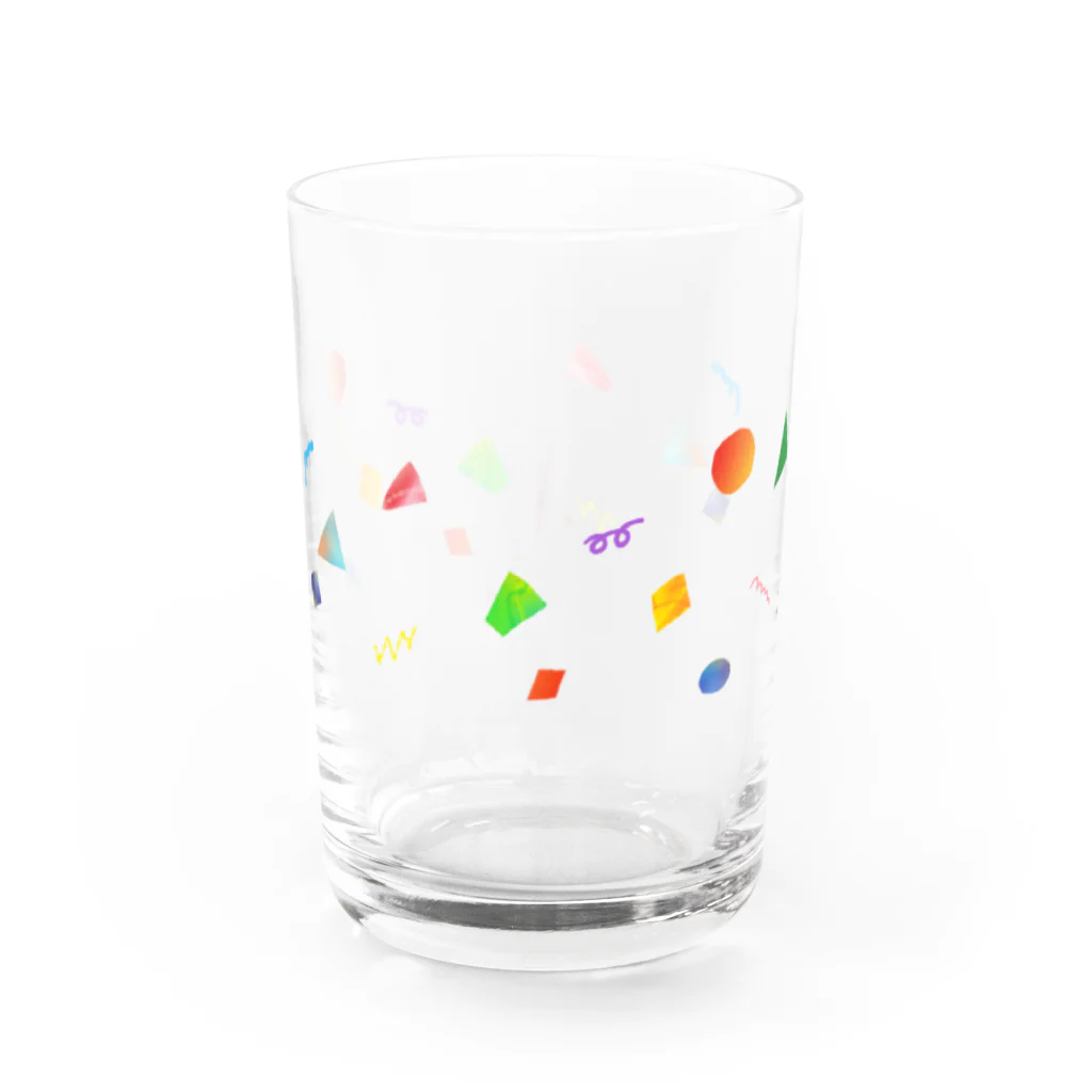 _sankakuyamataroのいろんなかたち（mini） Water Glass :left