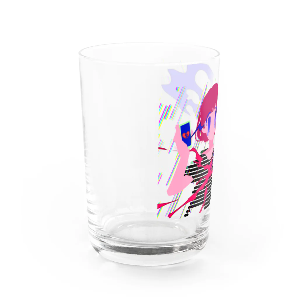 三酉かみのthrob  Water Glass :left