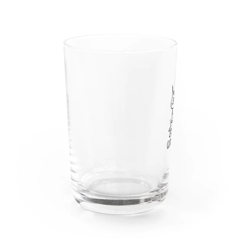 猫(gnp)の珈琲にうるさい猫 Water Glass :left