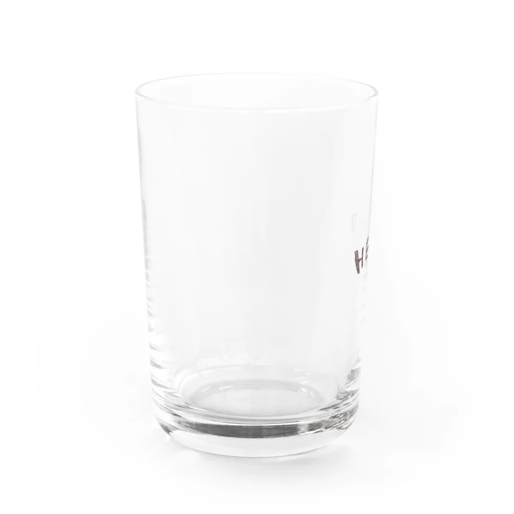 oyamaponzuのHELLO Water Glass :left