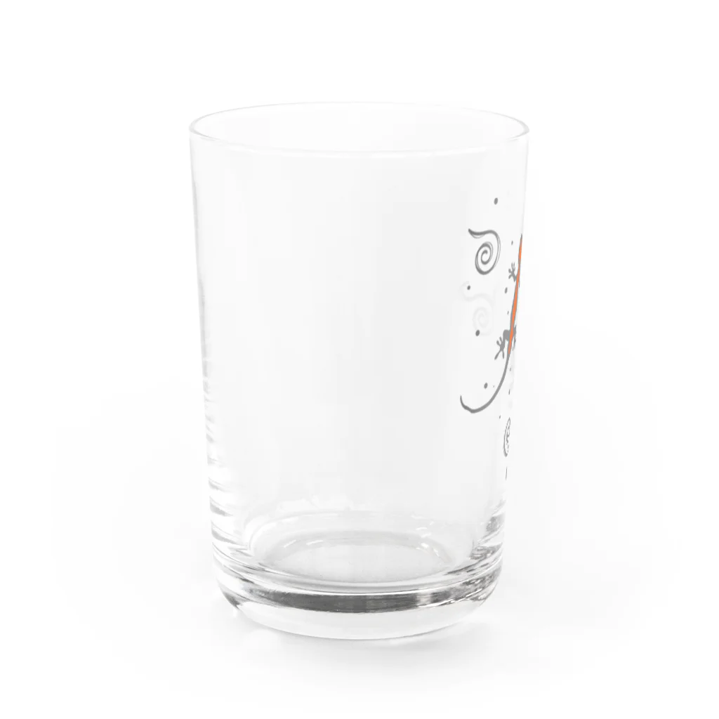 ジャパニーズスタンダードの和柄・イモリ Water Glass :left