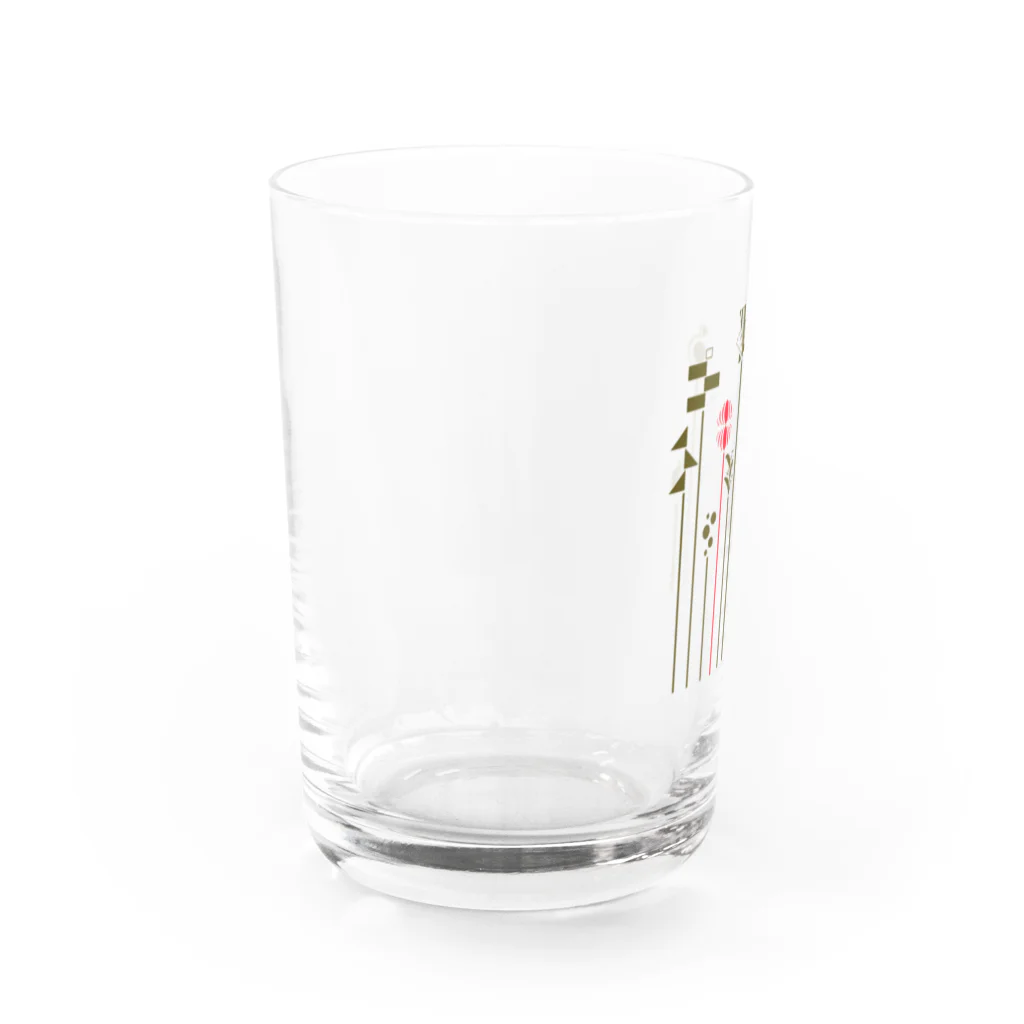 かもしれない堂の花と、たぶん草生えてるグラス Water Glass :left