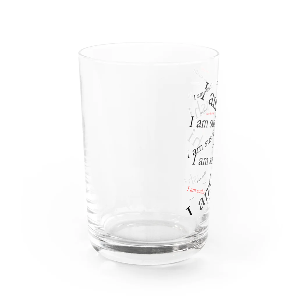 しめじの私は寿司です。 Water Glass :left