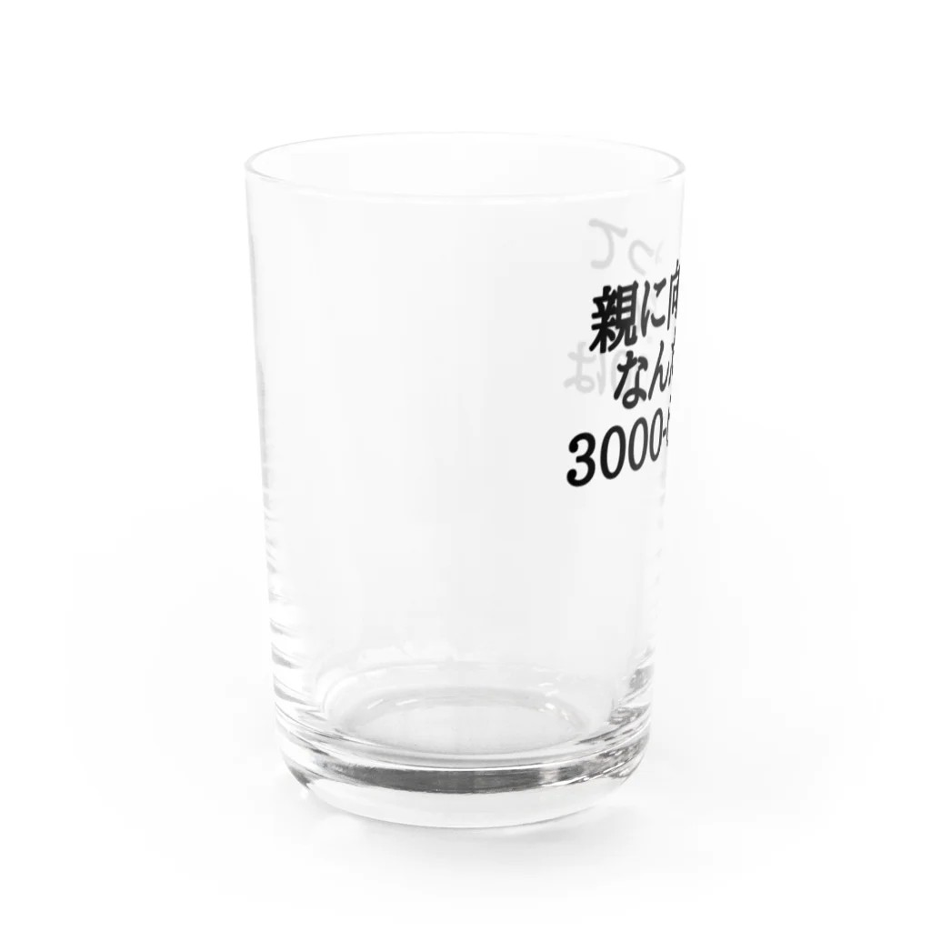 パブジワの親に向かってなんだその3000-6000は Water Glass :left