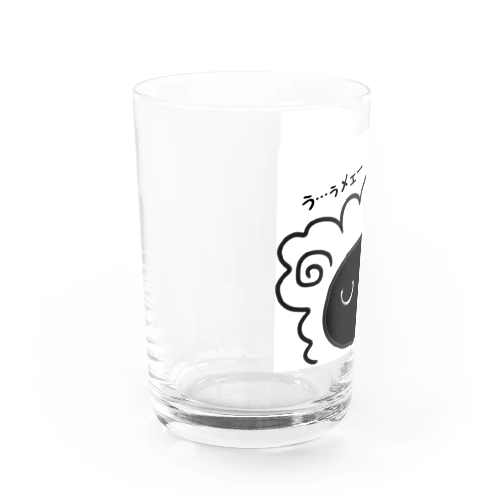 まるごし侍のマトンさんのうメェーシリーズ Water Glass :left