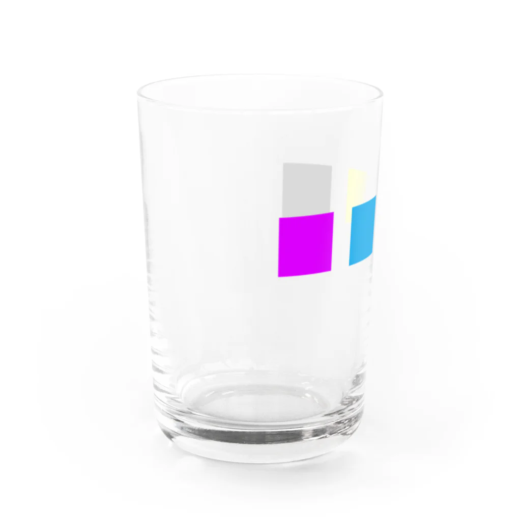 25th_ketchupのとにかくシンプルなYMCK Water Glass :left