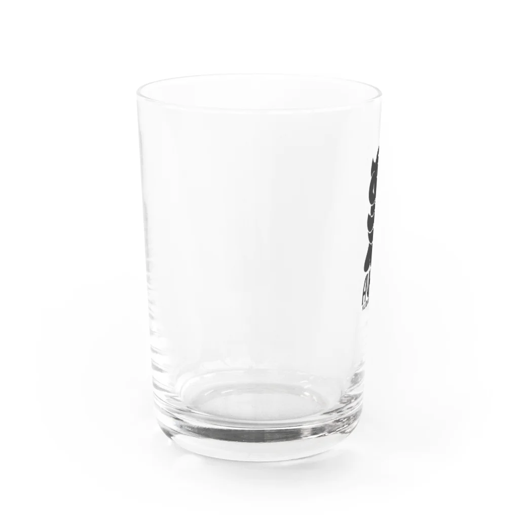 ナミカゼ商店のひらがなのあうん Water Glass :left