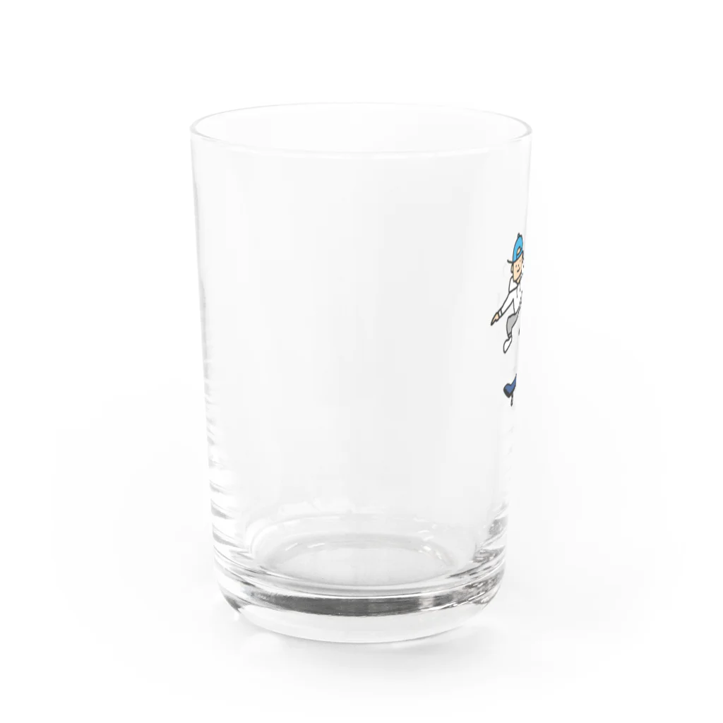 TANABOTAの今日も絶好調なポールくん Water Glass :left