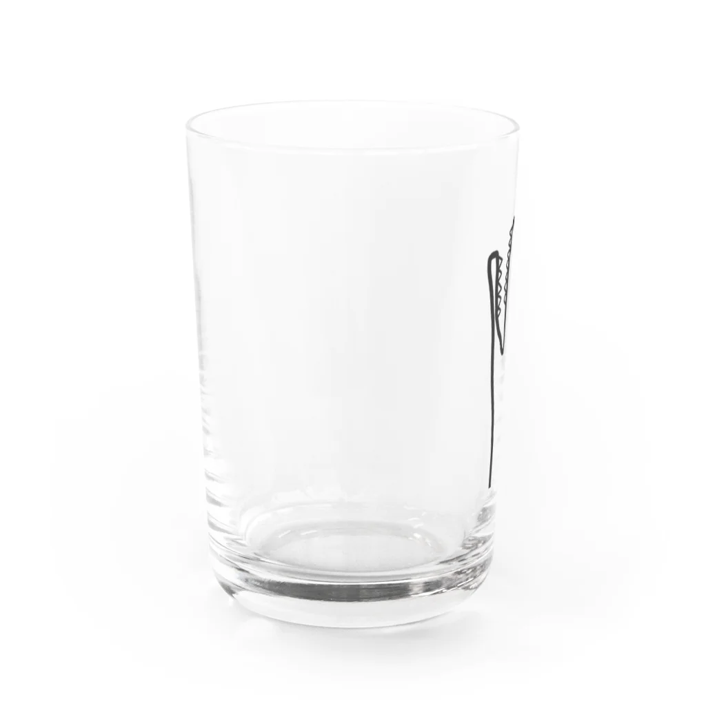 Lanのワニンニ〜 Water Glass :left