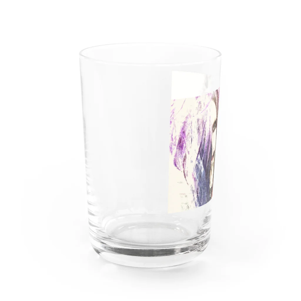 Lost'knotの廃児氏~タダカオガイイヒト斑裂ver.~ Water Glass :left