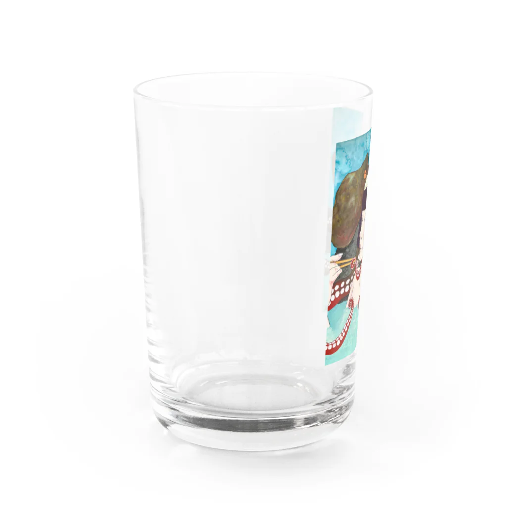 涼木千鶴の死闘！湯けむり女湯の乱 Water Glass :left