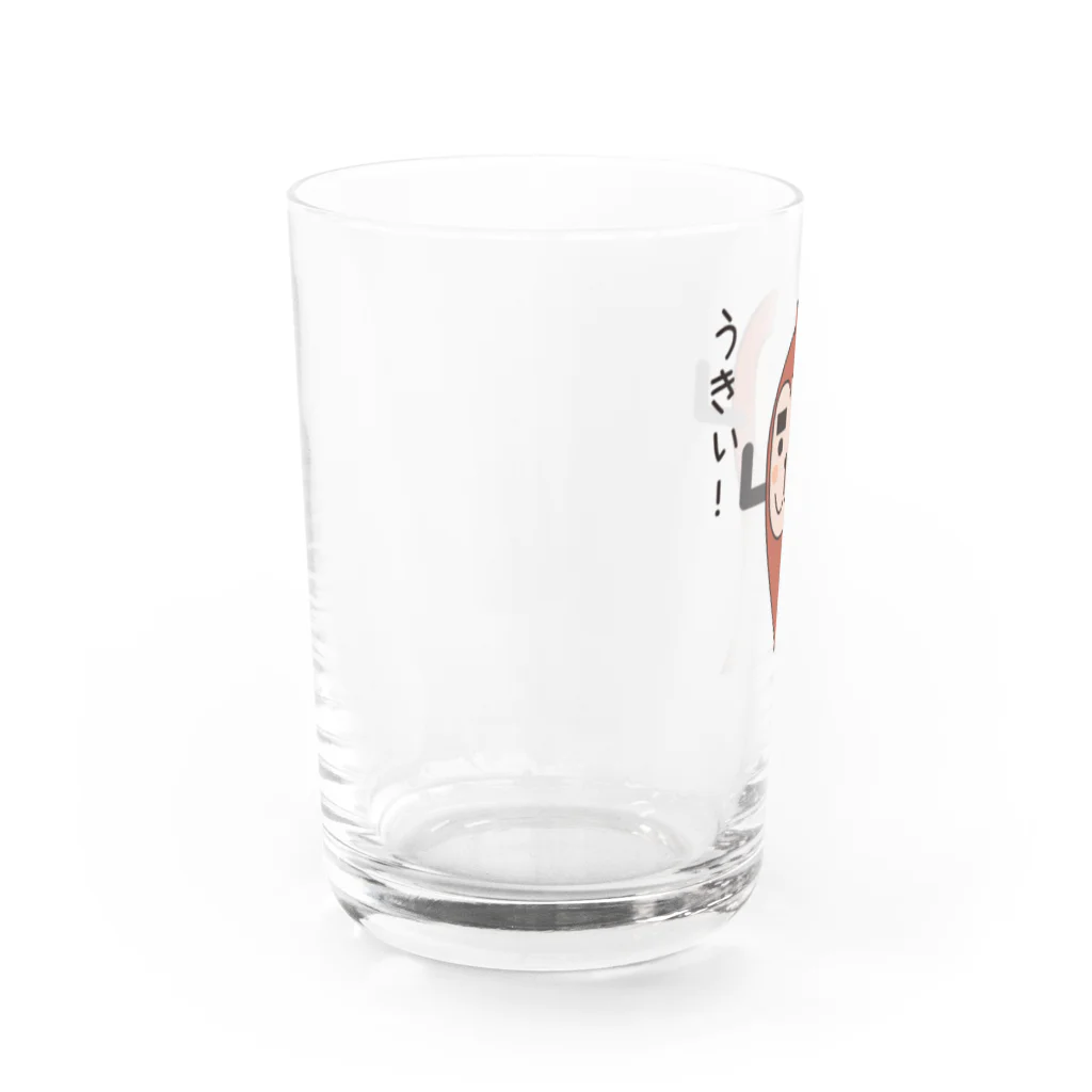 ふんがふんがショップ（仮）のオバ猿（えん） Water Glass :left