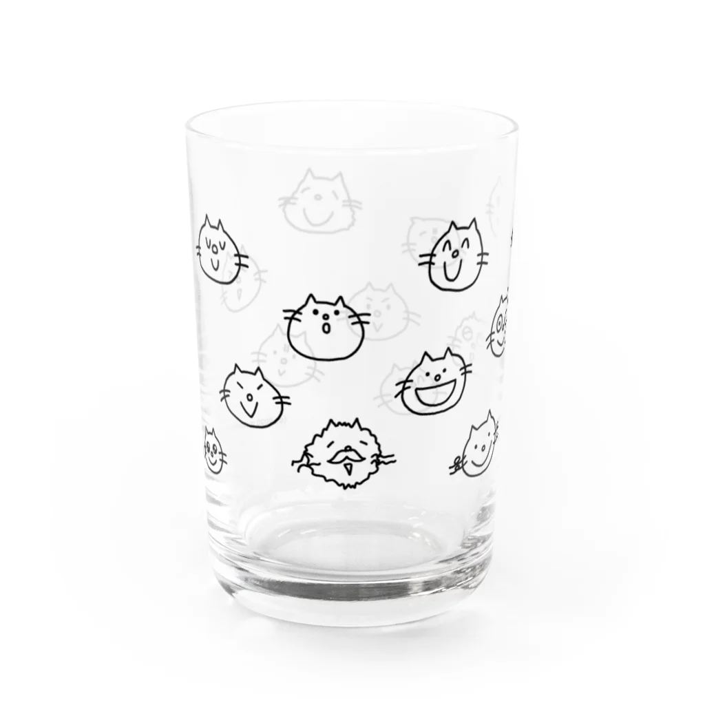 もこねこのねっこのなかま Water Glass :left