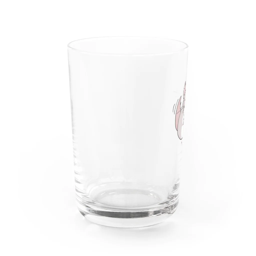 ツチノコーヒーのノリノリチンチラ Water Glass :left