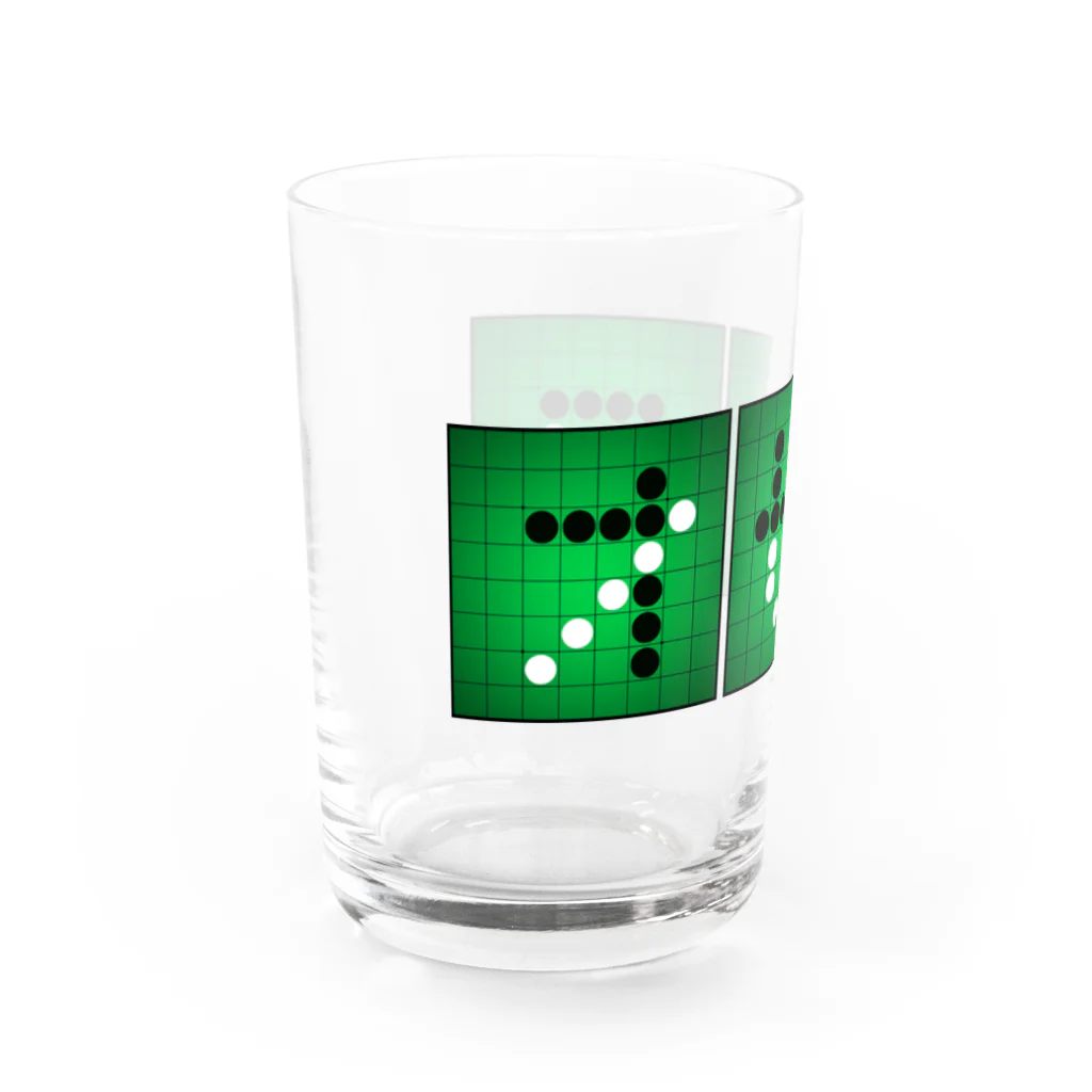 龍舞堂のオセロ(横) Water Glass :left