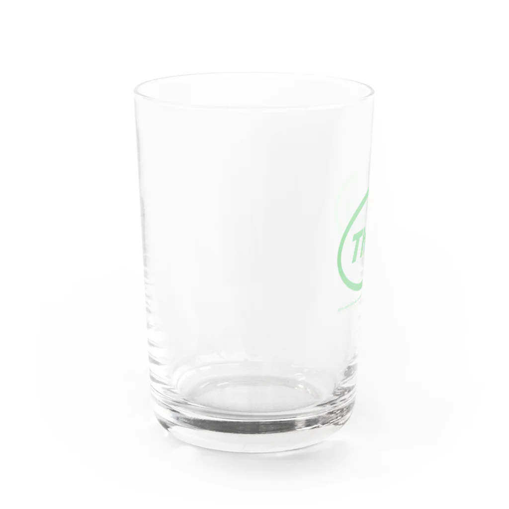 'Lbethereのgrロゴ Water Glass :left