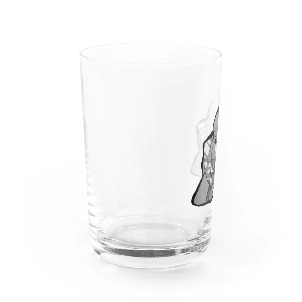 ヤマシロ屋の福助くん、ブラック Water Glass :left