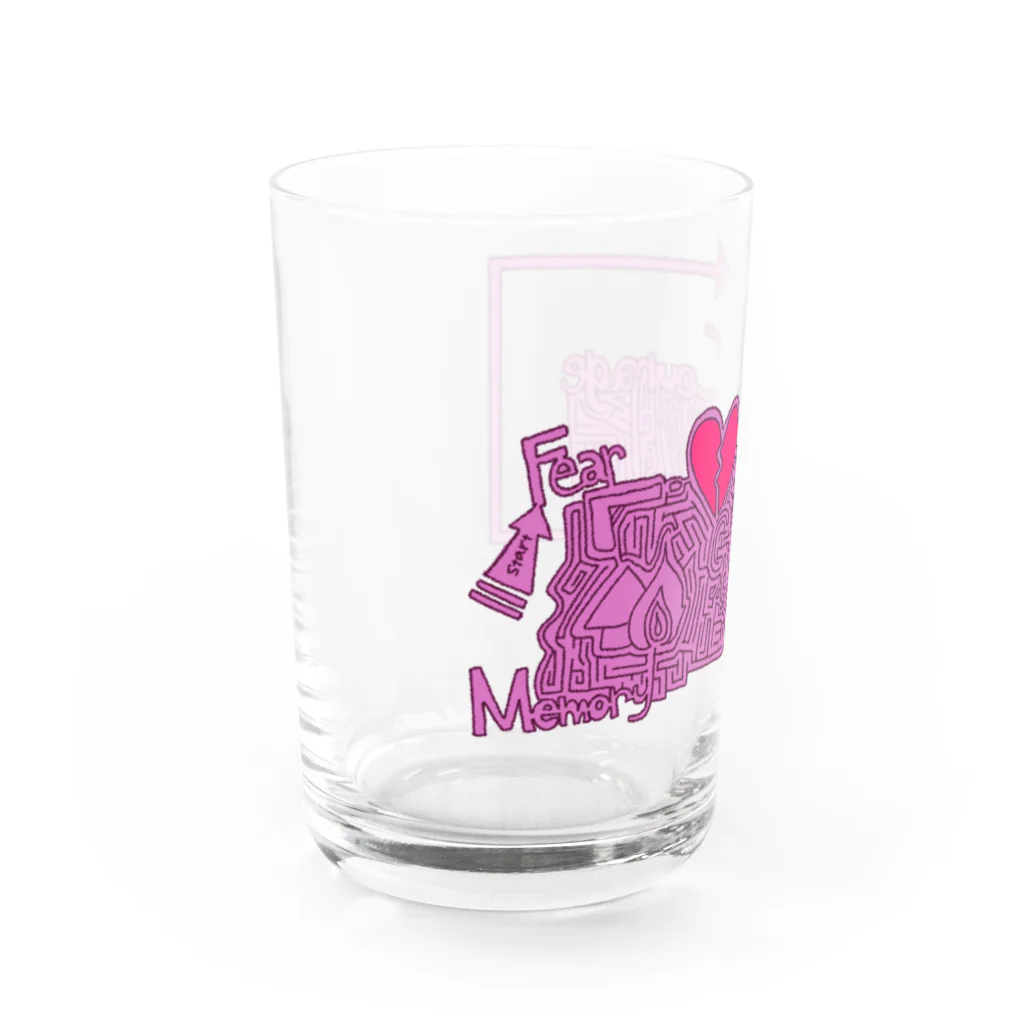 やまの迷路 Water Glass :left