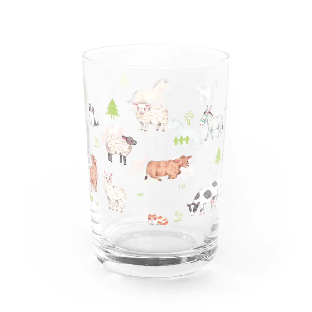 すずきいときちの水彩牧場 Water Glass :left