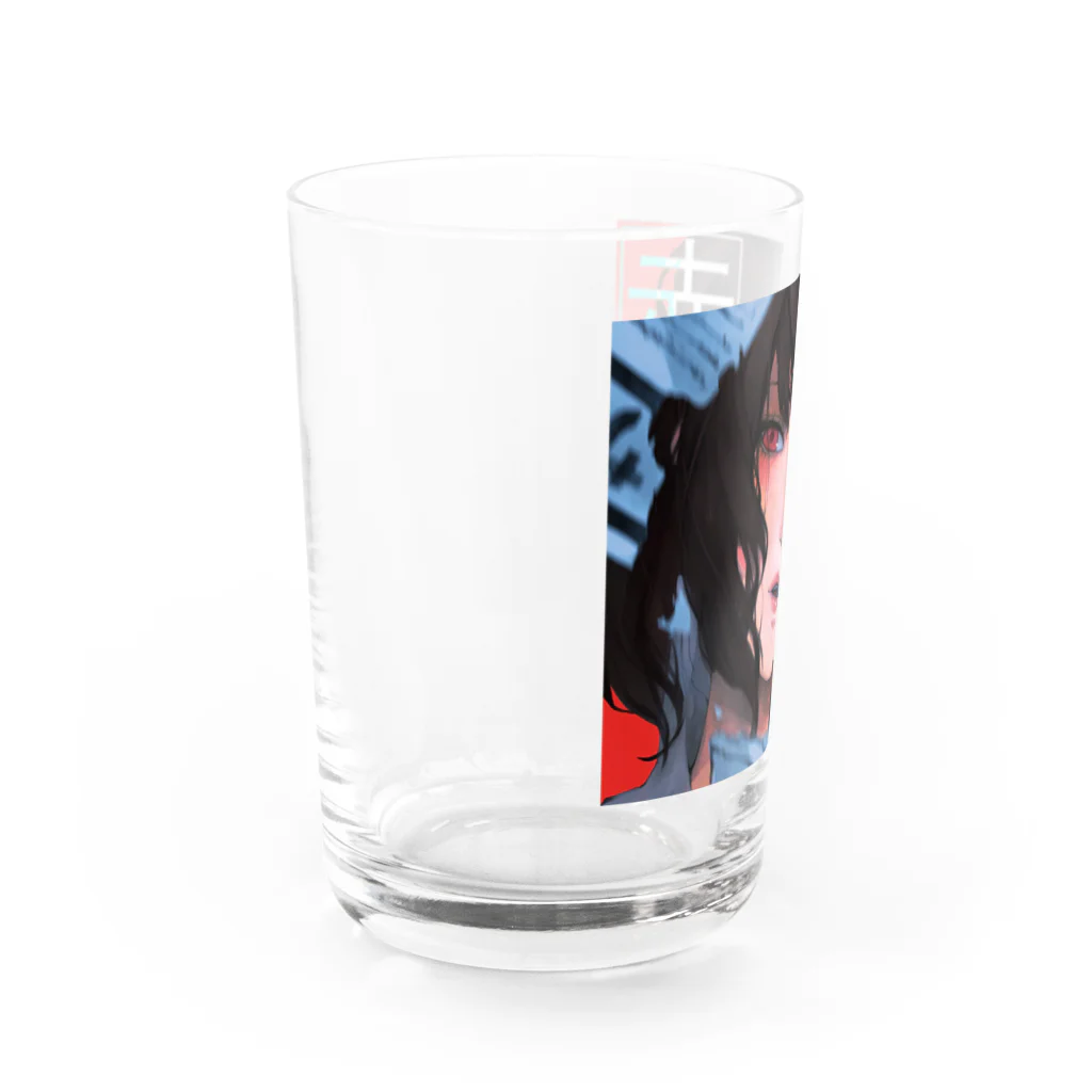 Yuko M.の赤少女 Water Glass :left