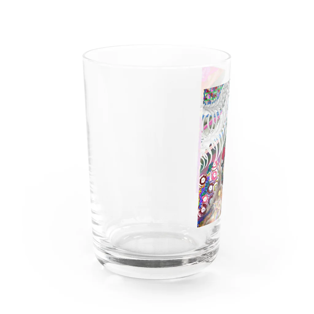 タパイ屋の【己】テムナムてんこ画伯【宇宙】 Water Glass :left