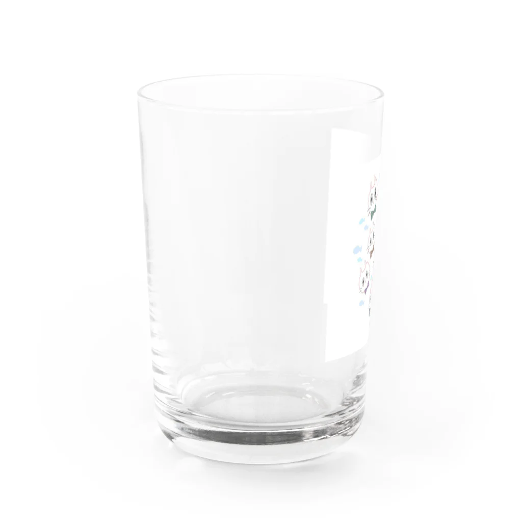 koricontentsの猫　　ゴロニャンズ Water Glass :left