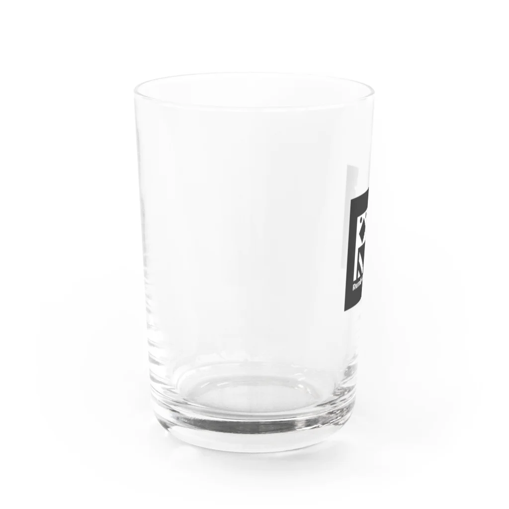 ランブルカラスのグッズショップのRKロゴ グラス グラス左面