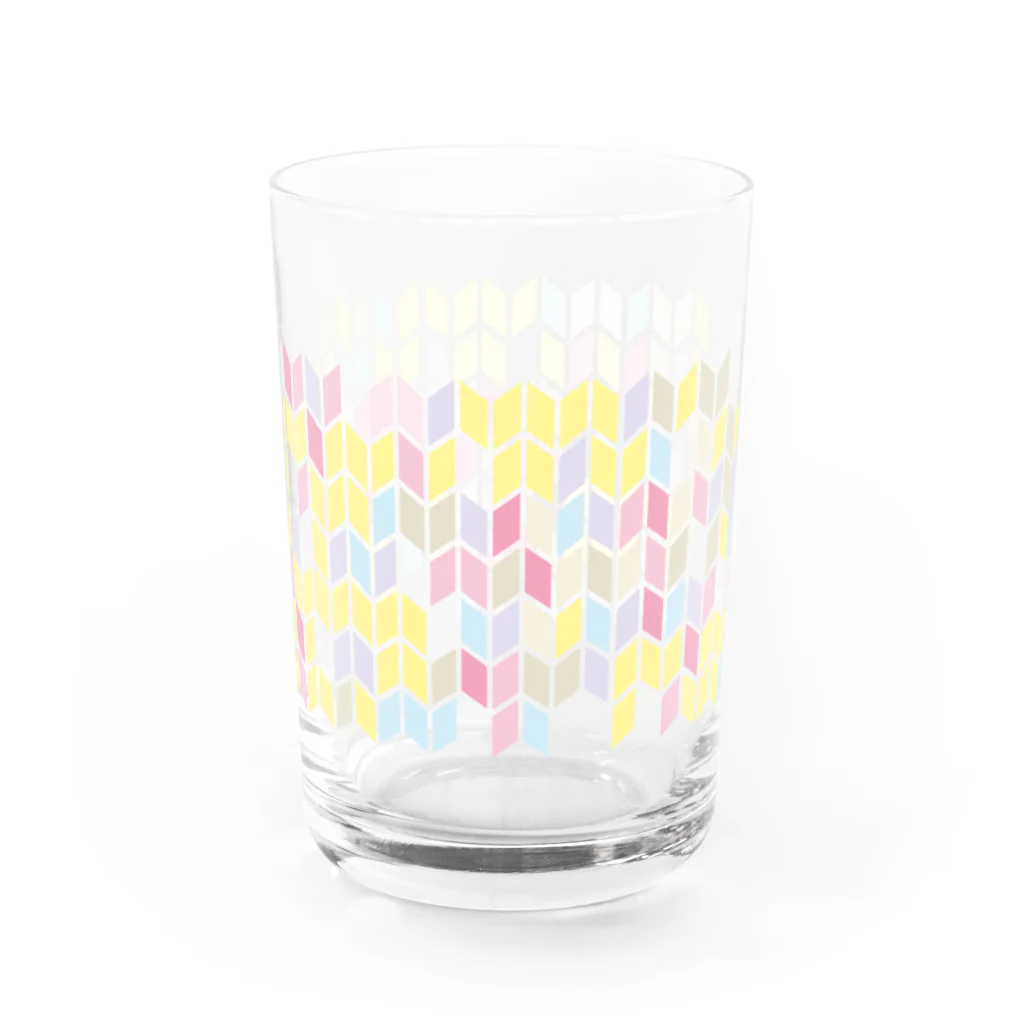 ito_picのyagasuri pink Water Glass :left