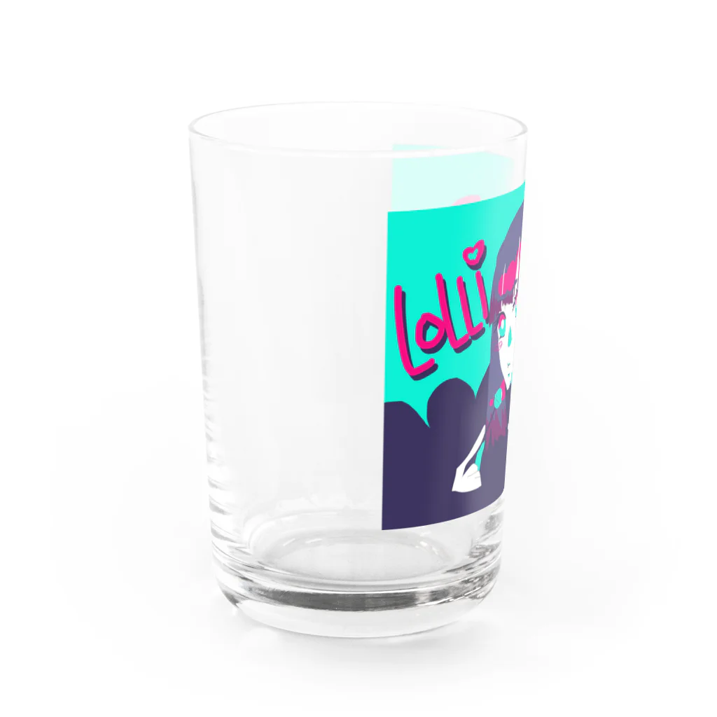 白湯の塒（さゆのねぐら）の★ロリポップ　グラス★ Water Glass :left
