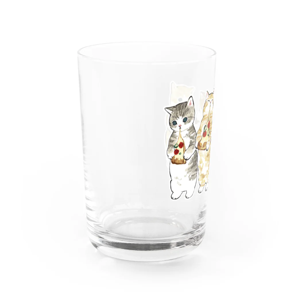 mofusandのみよーんピザ Water Glass :left