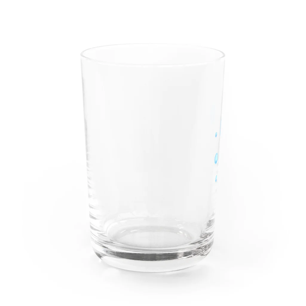 空飛ぶクジラの水玉たまたま Water Glass :left