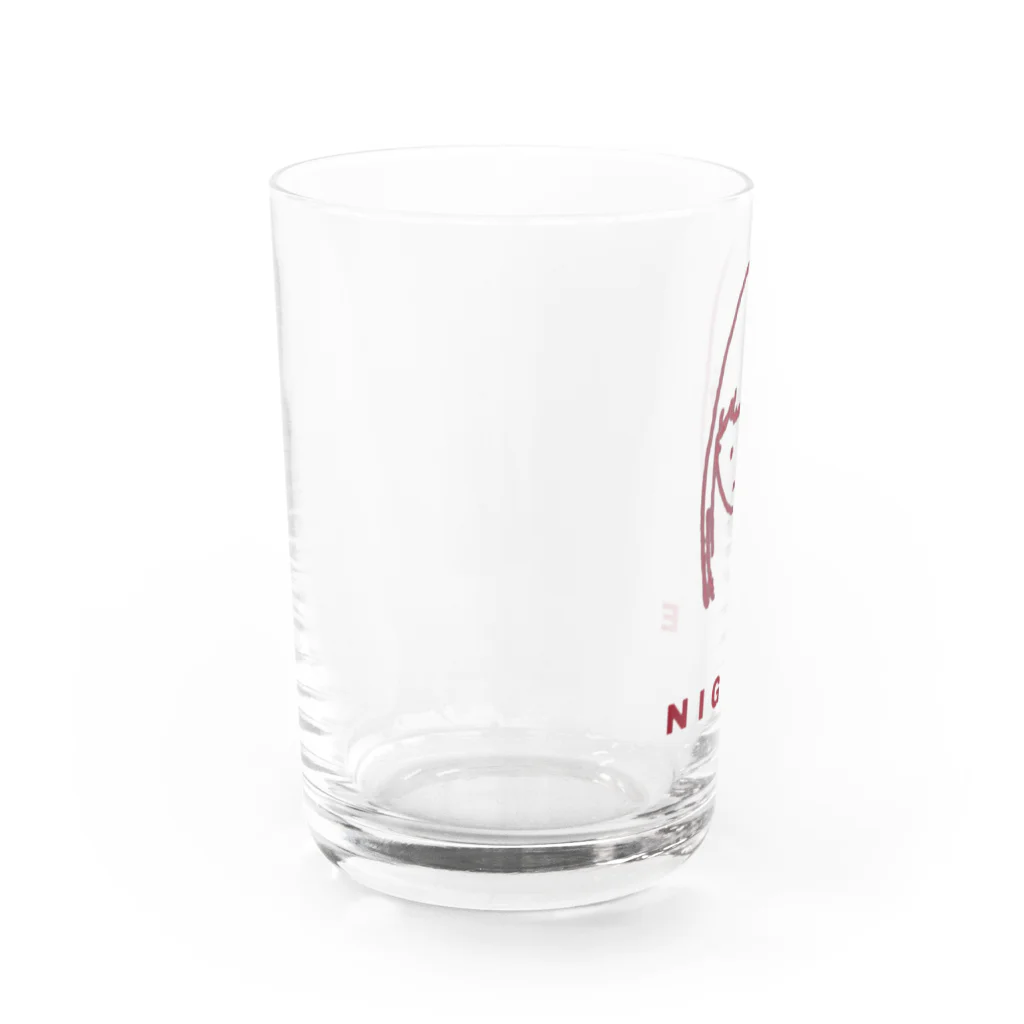 boapobの私の似顔絵 Water Glass :left