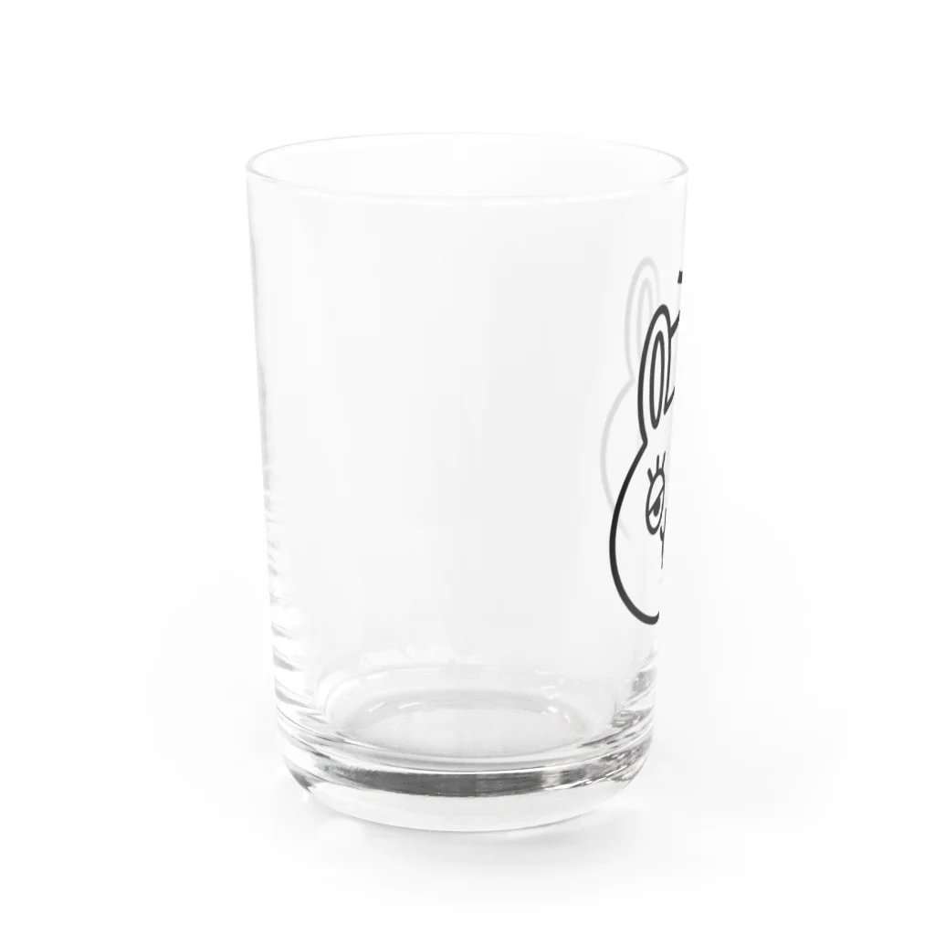 くぱん氏のうさぎのう Water Glass :left